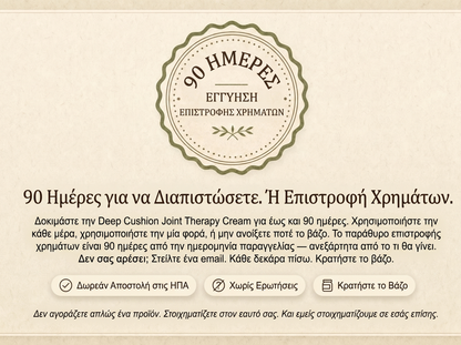 2X Vepili Organics Κρέμα Βαθιάς Ανακούφισης για τις Αρθρώσεις