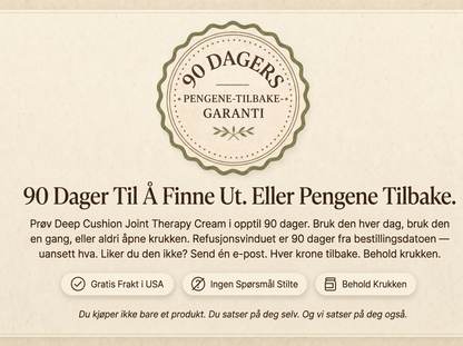 2X Vepili Organics Leddterapi-krem – dyp lindring for stive og såre ledd