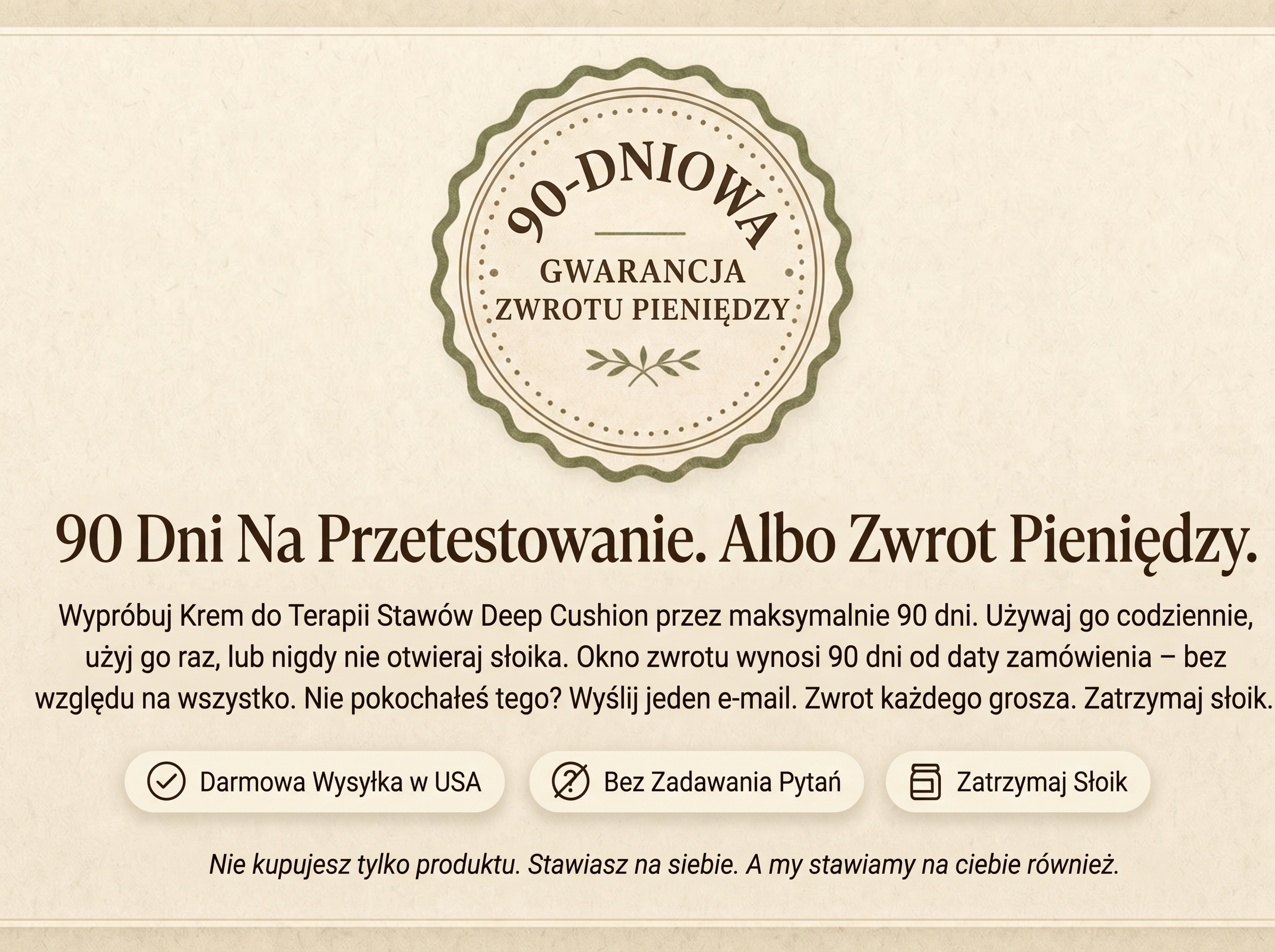 Vepili Organics Deep Cushion – krem na bóle stawów, głęboka ulga i regeneracja